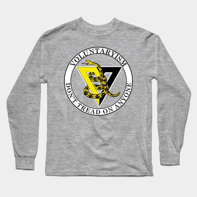 Voluntaryism Long Sleeve T-Shirt by Views of my views